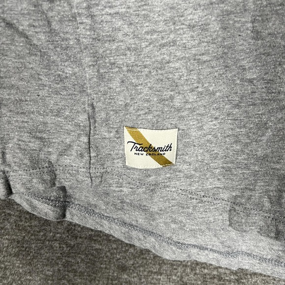 Tracksmith Turkey Trot Shirt Mens Small Gray Tank Top Running Made USA - Picture 2 of 11